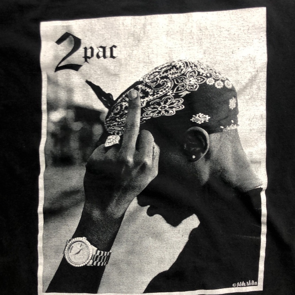 Tupac 2 pac T shirt 100 % cotton size X-Large - Picture 3 of 7